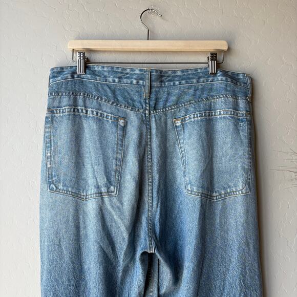 rag & bone Miramar Jean Print “w/rips at knee”Wide Leg Sweatpants 32 XL L - Picture 7 of 11